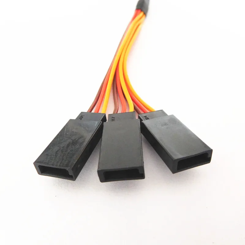 E-outstanding Servo Y-Harness Extension – 150mm 3-Pin Cable Splitter For RC Cars, Planes, Futaba & JR
