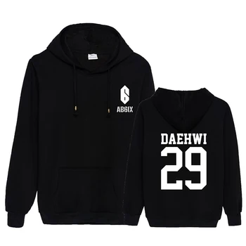 

Kpop AB6IX Hooded Sweatshirt Long Sleeve Tops Pullovers Hoodies PT1135