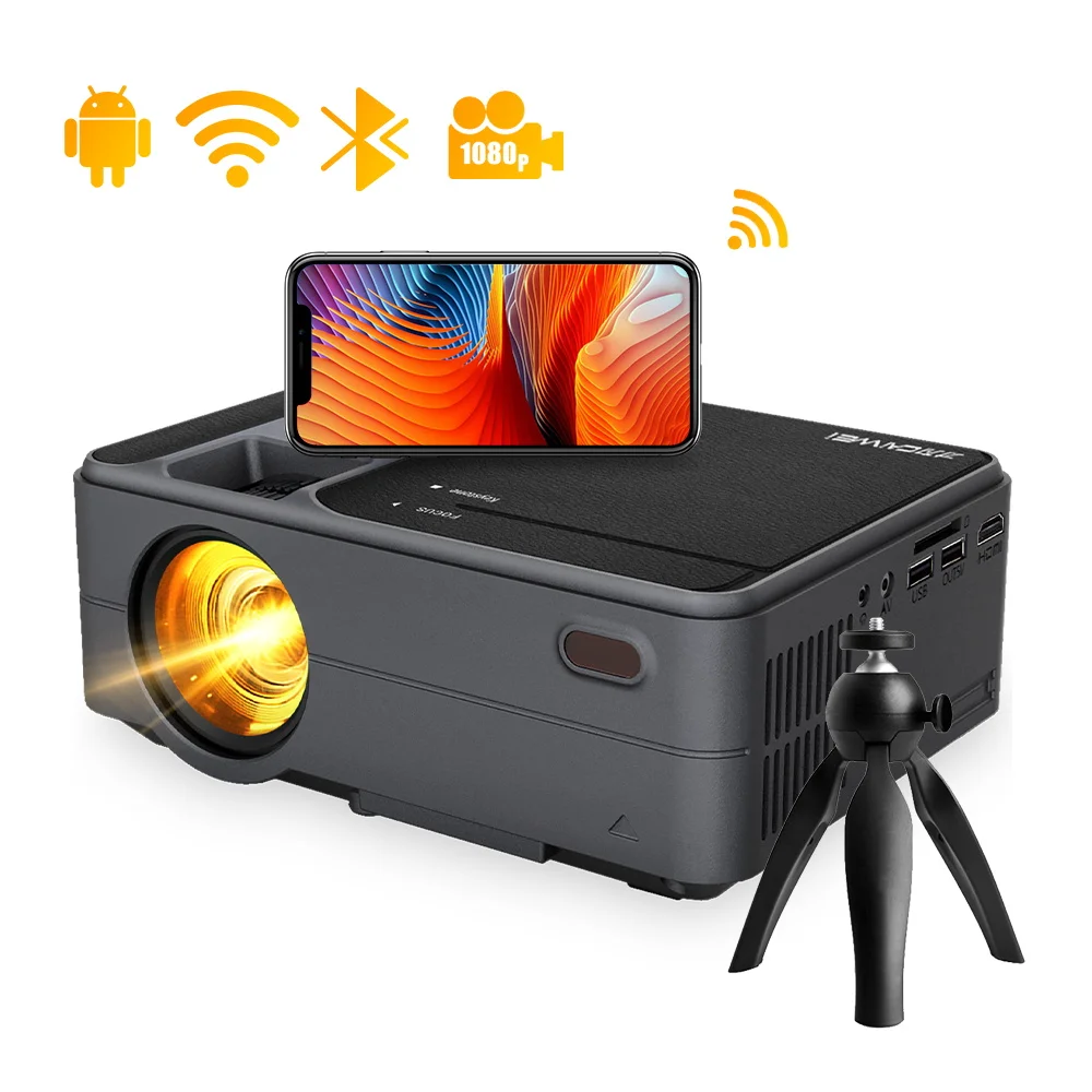 Домашний проектор C180AB видеопроектор со светодиодной подсветкой Android 6 0 Full Hd 720P