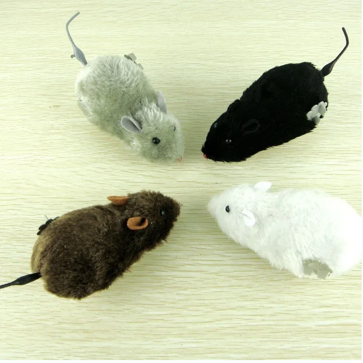Plush Winding Cute Little Mouse Spring Move Little Mouse Stall Good Goods Source Price