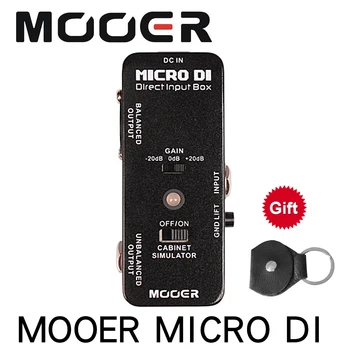 

MOOER MICRO DI Cabinet Simulator Guitar Pedal DI Box Guitar Effect Pedal Full Metal Shell Guitar Parts & Accessories