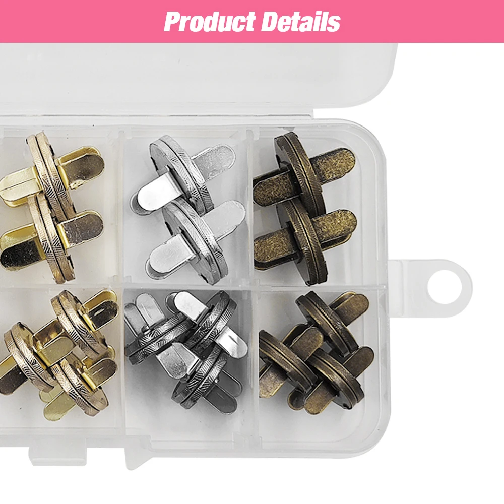 Wholesale Alloy Magnetic Buttons Snap Magnet Fastener 