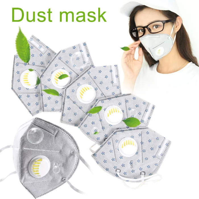 10 шт одноразовые, с активированным углем маска для рта и лица нетканые ткани для наружного JS24