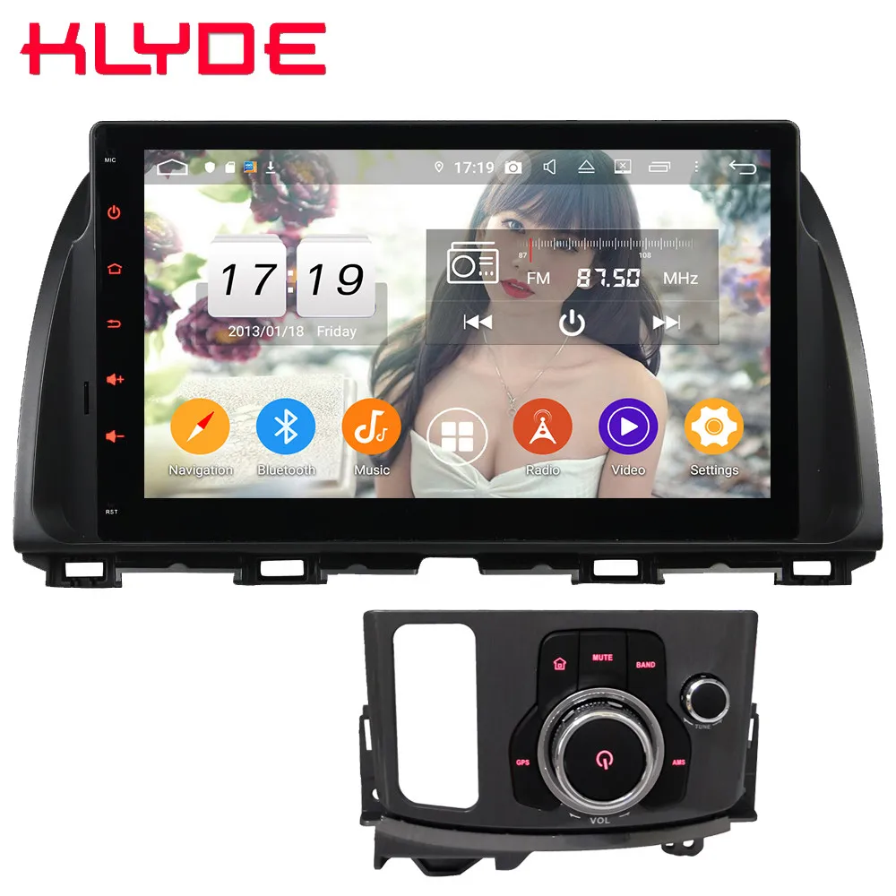 

Klyde 10.1" IPS 4G Android 9.0 Octa Core 4GB RAM 64GB ROM DSP BT Car DVD Multimedia Player Radio For Mazda CX-5 1 KE 2012-2017