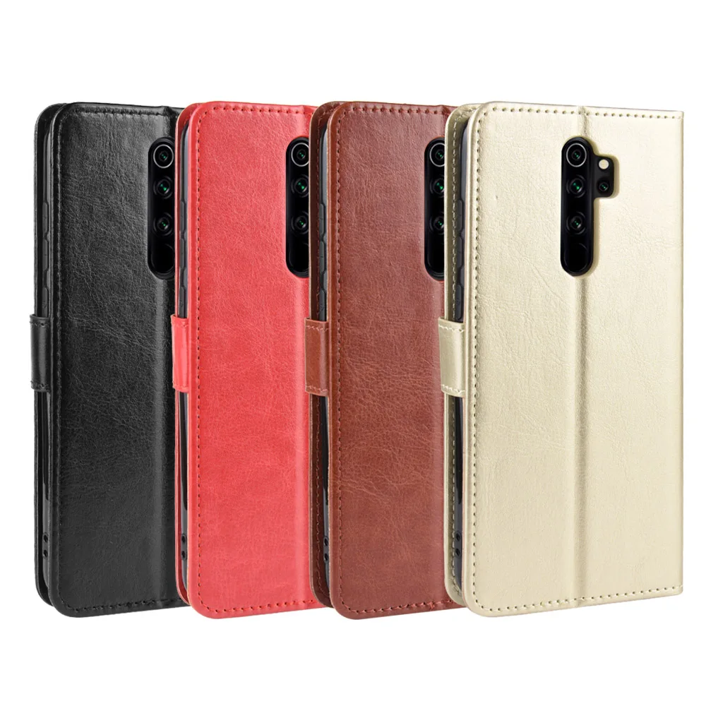 Чехол для Xiaomi Redmi Note 8 Pro Роскошный кожаный флип кошелек чехол телефона Xiomi Red mi Note8