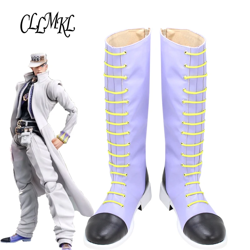 Аниме JOJO'S невероятное приключение Леоне abbacchio ботинки для костюмированной вечеринки обувь индивидуальный заказ