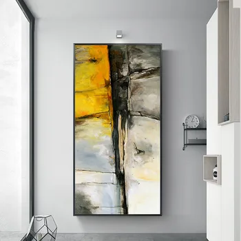 

Modern Canvas Panting Art Wall Decoration Large Painting Golden Poster and Print Abstract Living Room Dining Room Home Picture