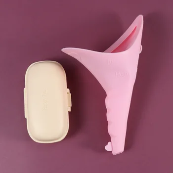 

Female Urination Device Female Urinal Silicone Funnel Urine Cups Pee Funnel Portable Urinal