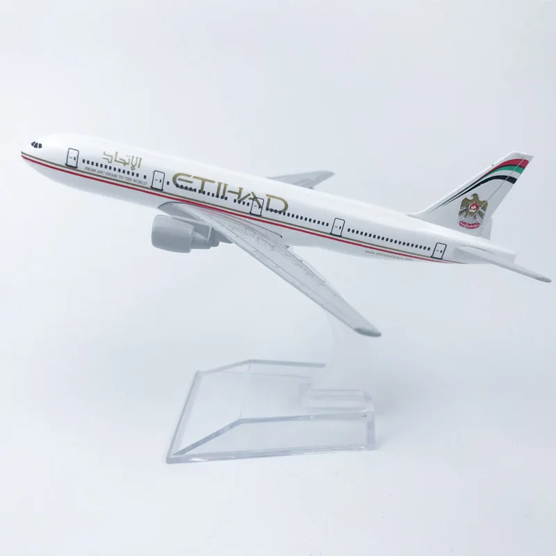 

16 см atihad 777 планшетов, отлитые под давлением самолеты, самолеты, лайнеры для детей, коллекционные подарки