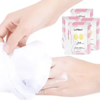 

2pcs Exfoliating Hand Mask Milk Moisturizing Foot Mask Foot Film Remove Dead Skin Hand Care Foot Mask Paraffin Bath Film Cream