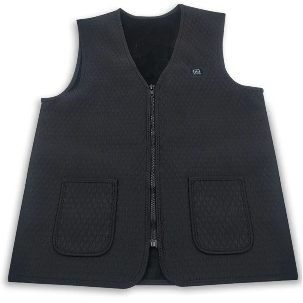 Electric vest vest warm winter heating vest washable size adjustable USB rechargeable heating clothes veste homme hiver 30N28 (7)