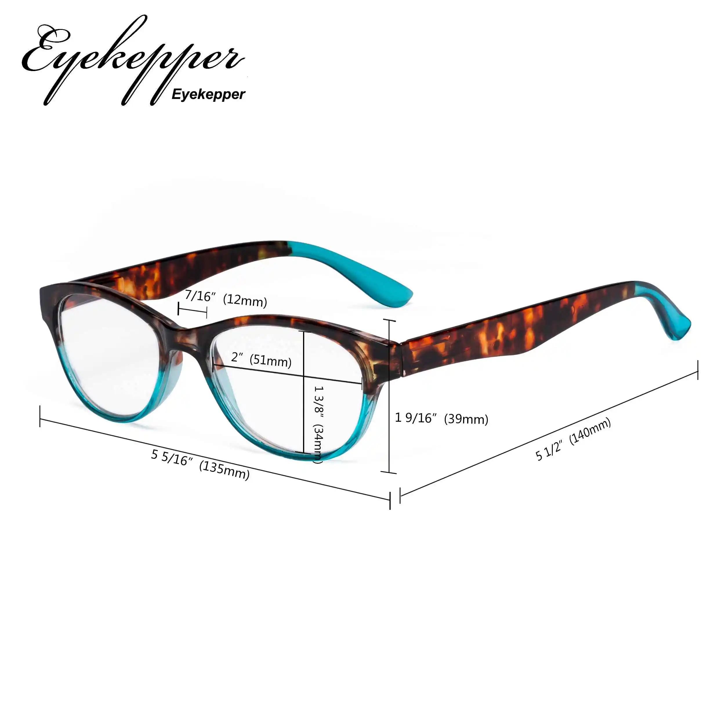 R074D Eyekepper очки для чтения набор из 3 отличных пружинных шарниров для чтения женщин Кошачий глаз очки для чтения