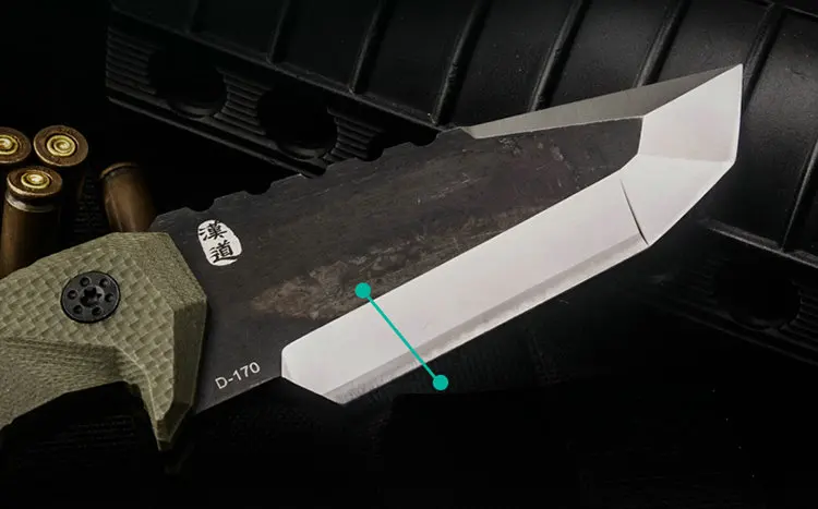 Hx Outdoor D2 маленький нож для выживания наемника рукоятка с футляром Kydex