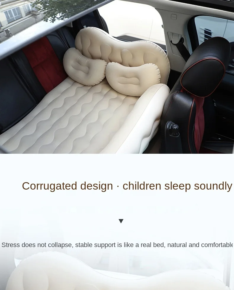 Description Picture 5 of itemMattress In Car-mounted Inflatable Bed Travel Bed Car Trunk Mattress Home Back Seat Rest