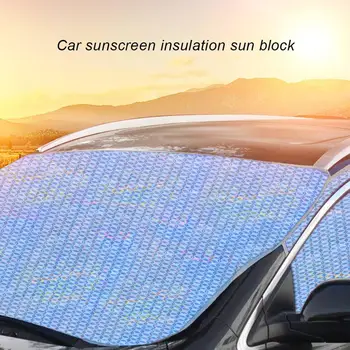 

Car Sunscreen Insulation Sun Block Car Automatic Telescopic Folding Sunscreen Insulation Sun Block Windshield Sun