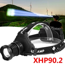 Xhp90.2 светодиодный налобный фонарь самая мощная 32 Вт 4291lm головная