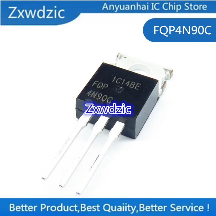 

10pcs 100% New Imported Original FQP4N90C 4N90C TO-220 MOS FET 4A 900V