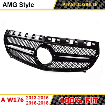 

Front Bumper Grill Grille for Mercedes Benz A Class W176 A180 A200 A260 A45 AMG Car Styling Refitting Racing Grills 2013-2018