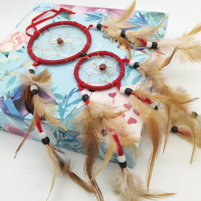 1Pcs Hollow Dream Catcher Home Wind Chime Pendant Wedding Bedroom Kids Room Decoration Feather Ornaments Dream Catcher