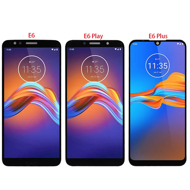 Lcd Di Alta Qualità Per Motorola Moto E6 Lcd E6 Riproduci E6 Plus Display Touch Screen Digiziter Assembly Per Moto E6Plus E6 E6Play Lcd