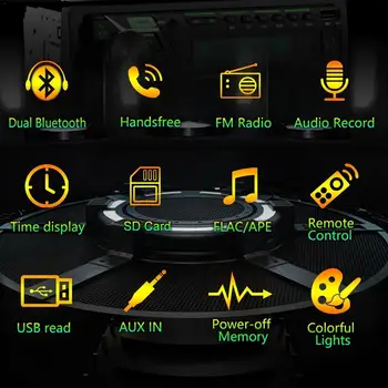 

Car Radio Stereo Player Bluetooth Phone AUX-IN MP3 Sale New FM/USB/1 Audio Din/remote control 12V Auto Y9M0