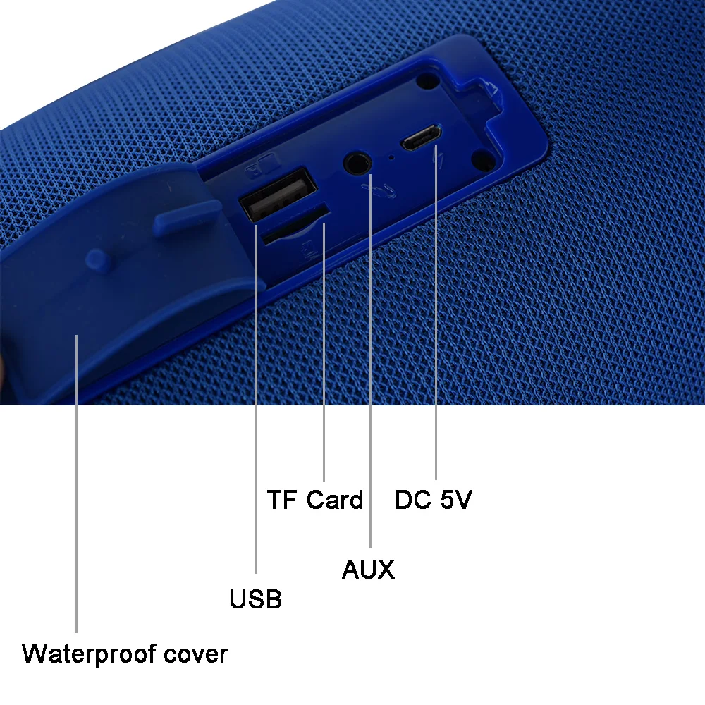 20 Вт портативный Bluetooth динамик с FM радио беспроводной Boombox TF USB Водонепроницаемый