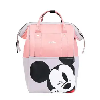 

Mickey Backpacks fashion Large space Mommy Diaper Shoulder Bag can Stroller for baby gift bag