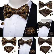 Men Fashion Gold Black Bowtie Self Tie Bow Tie Men Formal Dress Wedding Bowtie Set Pocket Square Cufflinks Men Gift DiBanGu Ties Men Fashion Gold Black Bowtie Self Tie Bow Tie Men Formal Dress Wedding Bowtie Set Pocket Square Cufflinks Men Gift DiBanGu Ties