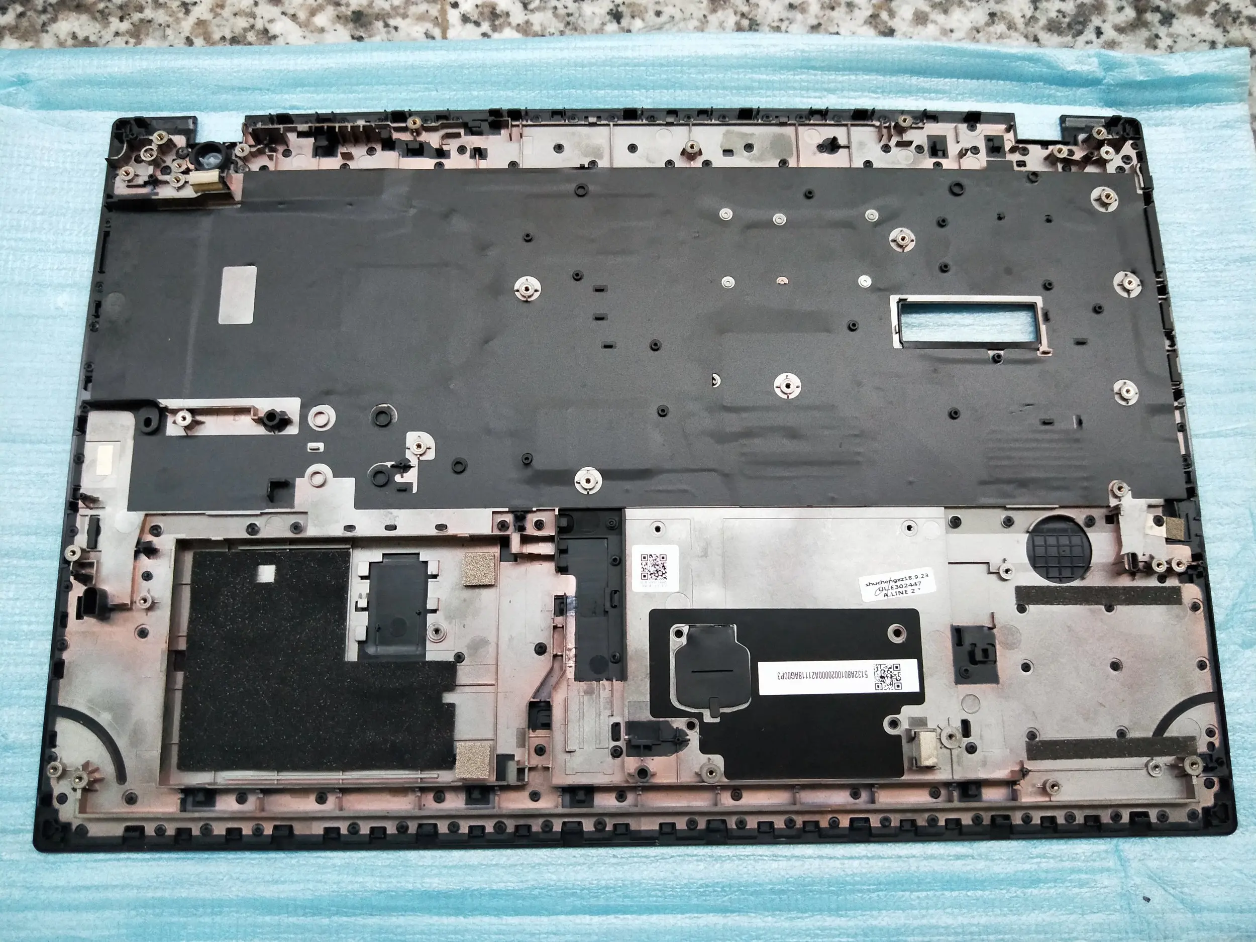 Чехол для lenovo ThinkPad L580 клавиатура с вырезами под ладонь верхний чехол 01LW246 AP165000200 без отпечатков пальцев отверстие