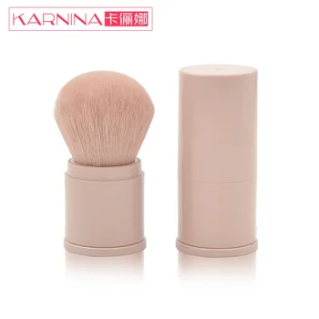 

1K Minimum 10 Pink Single Telescopic Makeup Brush Portable Can Private Label Custom Logo If meet Minimum Wholesale Cosmetics