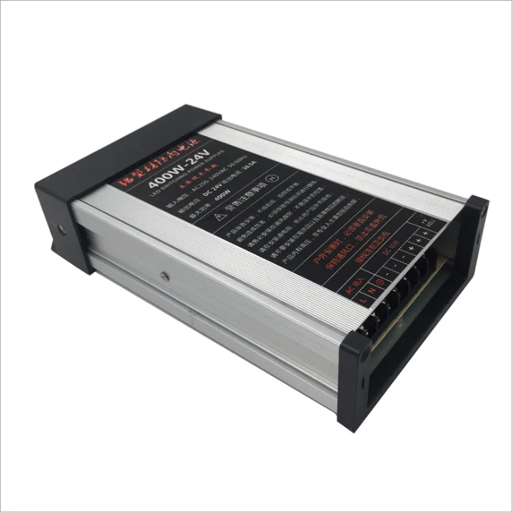 220 В до 24 В переключатель источник питания с защитой от дождя 24v400w камеры видеонаблюдения стабилизированная лампа постоянного тока с блоком питания