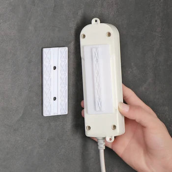 

1Pc 5Types Power Strip Holders Socket Fixer Rack Cable Organizer Paper Boxes Storage Router Shelf Home Decoration Supplies