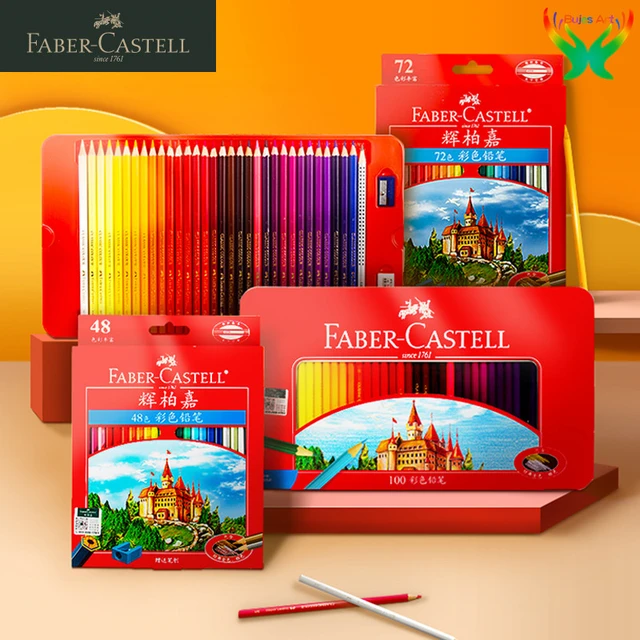 Color Pencil 100 Color Water Soluble  Faber-castell Colored Pencils -  Faber-castell - Aliexpress