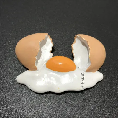 BABELEMI 3D из смолы, в форме продуктов питания магнит на холодильник Европейская еда сувенир кухонные магниты на холодильник Сообщение украшение для дома в виде наклейки - Цвет: Оранжевый