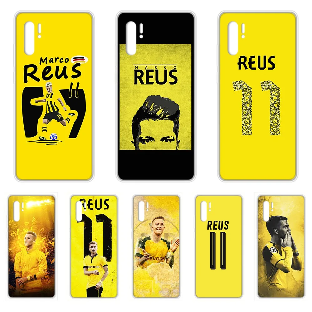 

Marco Reus German team football Transparent Phone Case For HUAWEI nove 5t p 8 9 10 p20 P30 p40 P pro Smart 2017 2019 Z lite