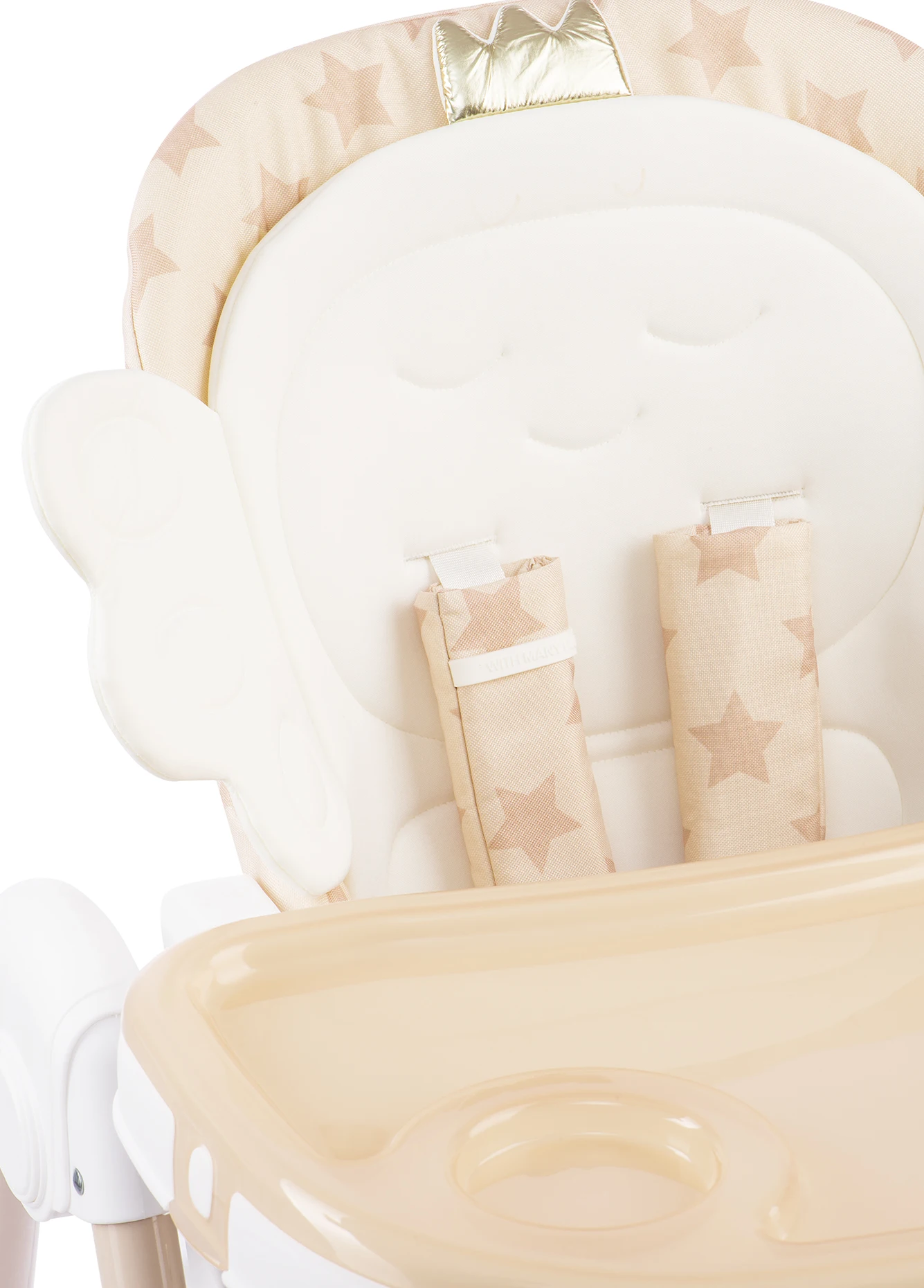 Najtaniej Wysokie krzesełka Happy Baby WINGY krzesełko dla dzieci karmienie dla chłopców i dziewcząt na stolik dziecięcy noworodek piasek beżowy