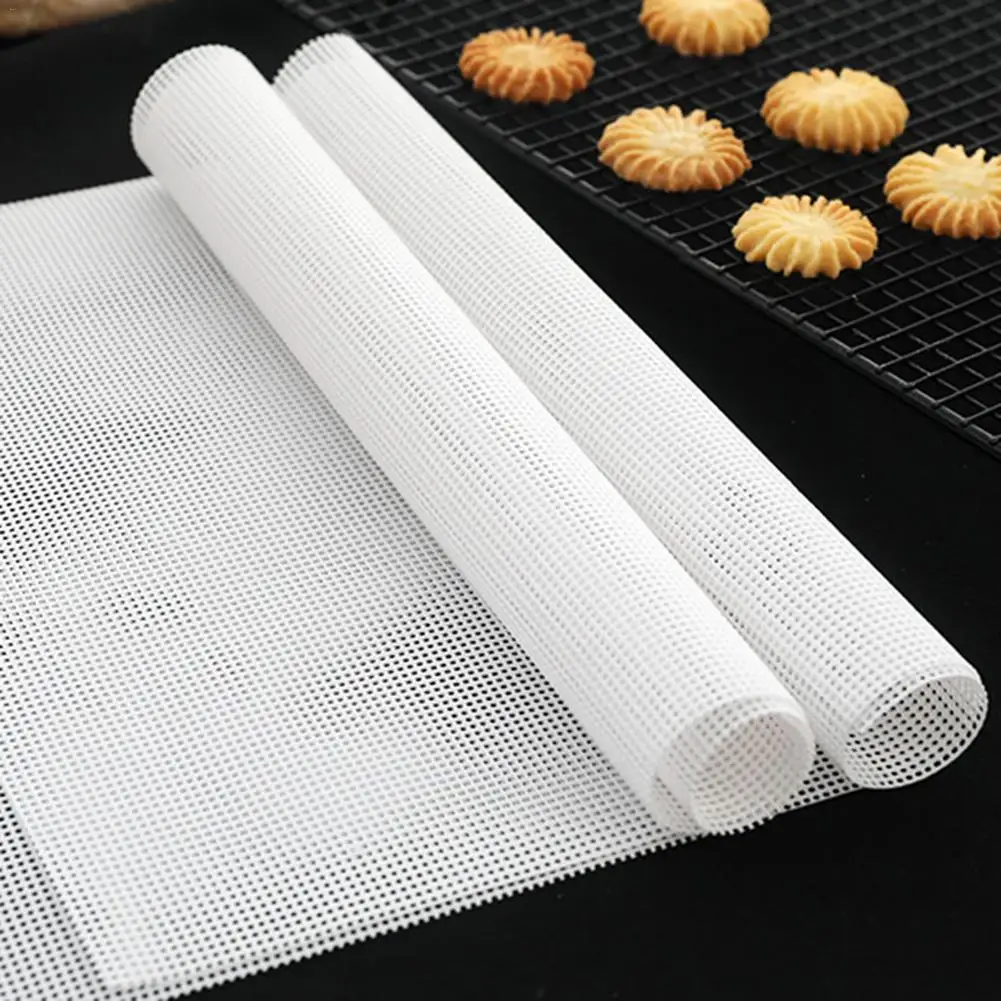 1Pc Non-Stick Round Dumplings Steamer Mat Stock Show Silicone Mesh Pad 8 sizes 