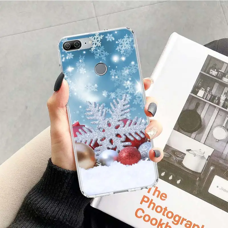 TR349-5 Веселого Рождества чехол для huawei Honor 9 10 20 Lite рro 9X 8X 8A 8C фотоаппаратов моментальной печати 7S 7A 7C Y5 Y6 Y7 Y9 мягкий чехол для мобильного телефона, корпус под плетенную сумку - Цвет: TR349-5