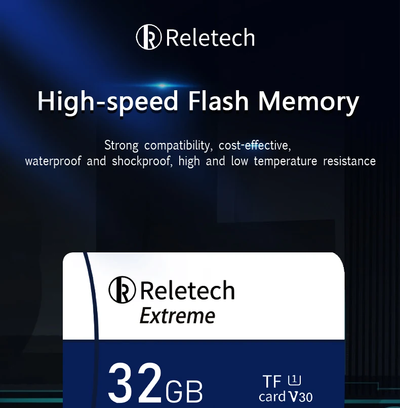 Reletech TF ī 64 ⰡƮ 128 ⰡƮ 32 ⰡƮ ִ 100 ްƮ/  Class10 ޸ ÷ ũ SD ī  4K HD ȭ/ī޶/