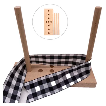 

Creative Bow Maker Wooden Wreath Maker Wreath Fixing Tool DIY Accessory