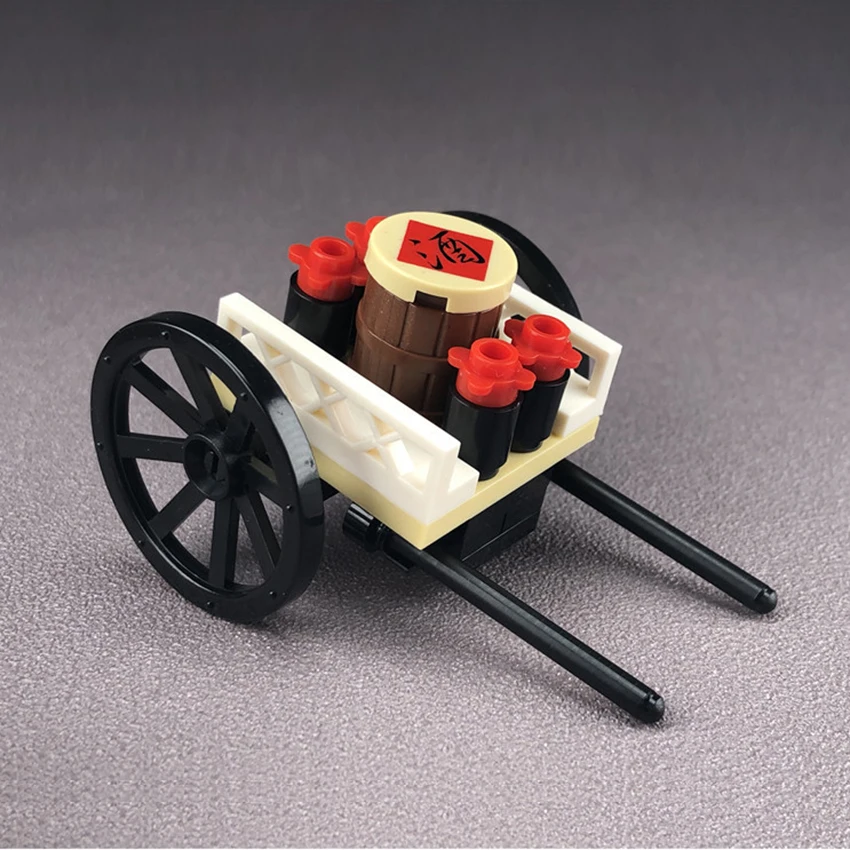Legoings City Bar KTV Scene Building Block Wine Bottle Wine Glass Clay Pot Cart Long Table MOC Accessories Brick Kids DIY Toys (14)