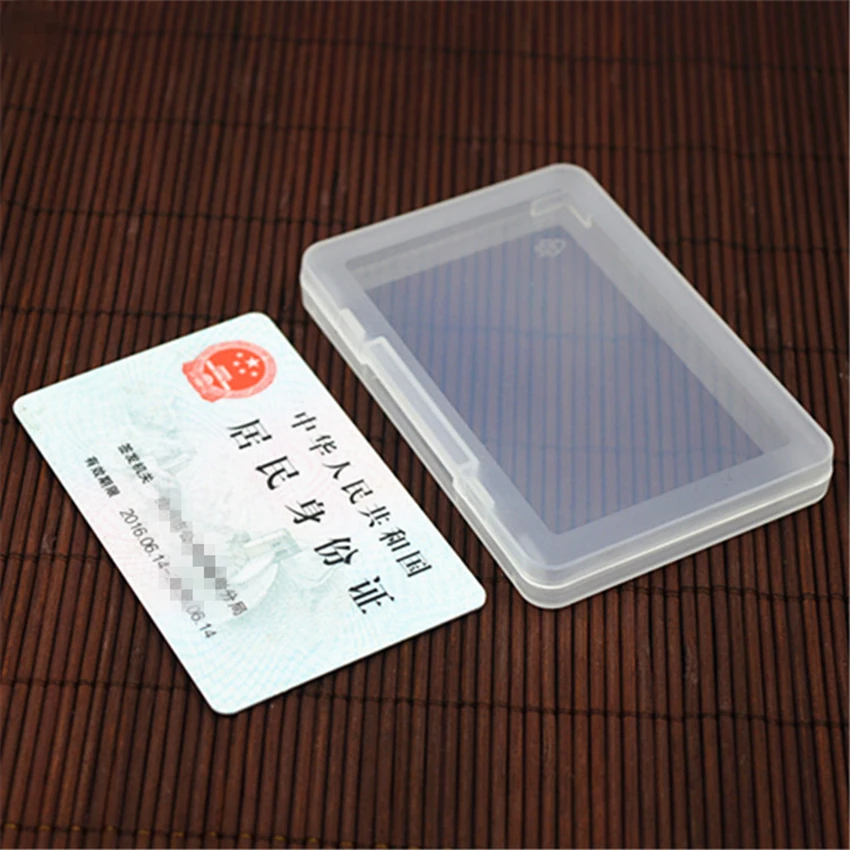 1pc portable Small Square Clear Plastic Jewelry Storage Boxes Beads Crafts Case Containers 9.5*6.4*1cm