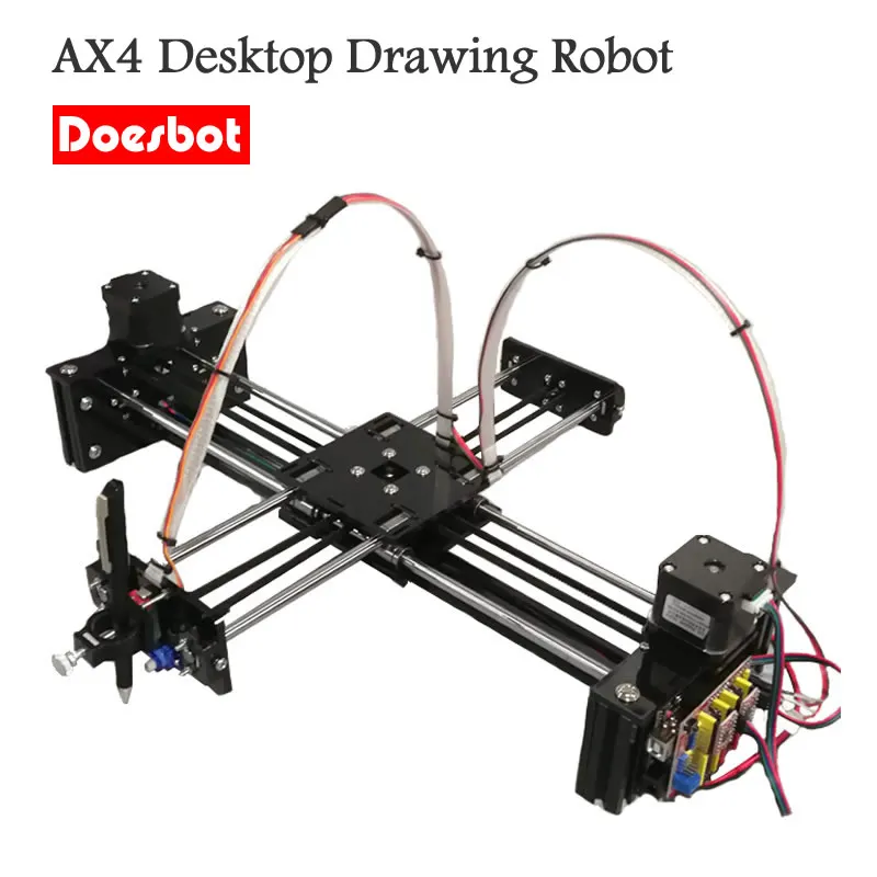 Мини XY 2 оси CNC плоттер ручка USB DIY Лазерный чертежный станок гравировка Настольный