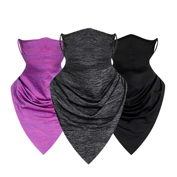 

Cycling Face Mask Triangle Bike Bicycle Bandana Ice Fabric Sport Scarf Breathable Riding Bike Scarves Running Headband 8