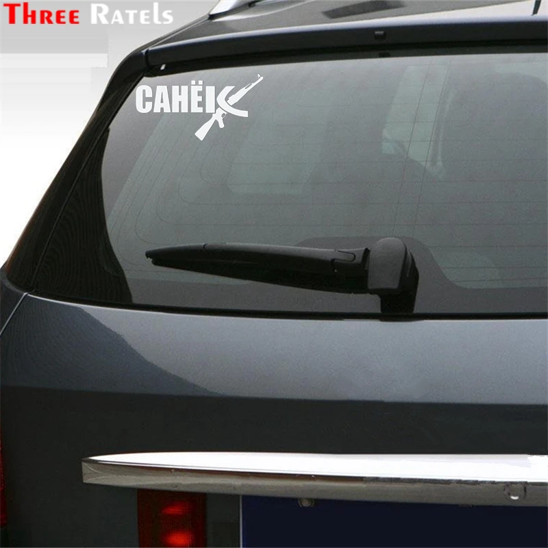 Three Ratels TZ 1235 12*22.9см 1 4 шт санек санёк ак 47 имя александр виниловые наклейки на авто