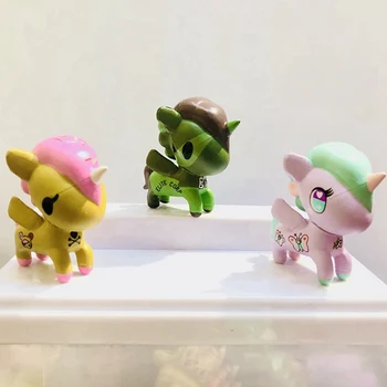 

8Pcs/set Lovely Unicorn Action Figure Toys Cute Unicorn Horse Collection Model Doll For Girl Kids Birthday Xmas Gifts Cake Decor