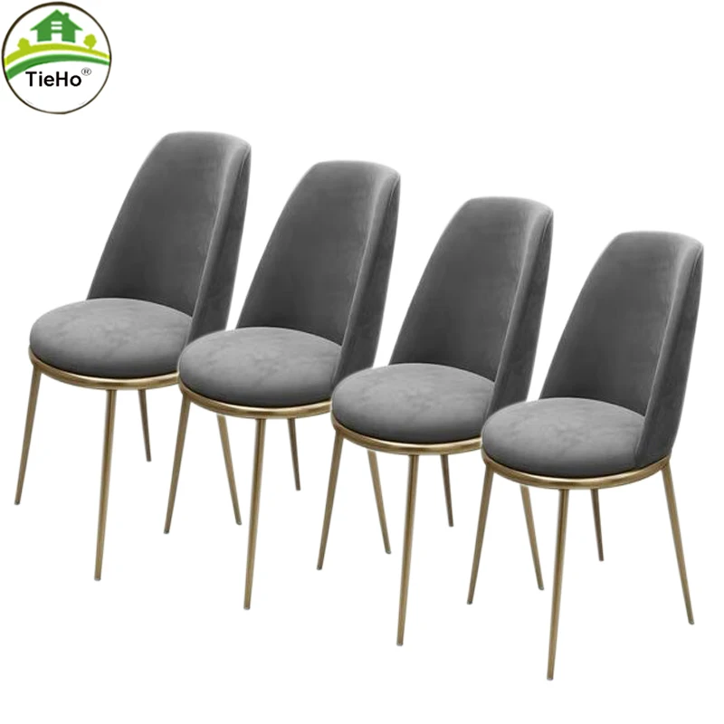 4 Velvet Chairs