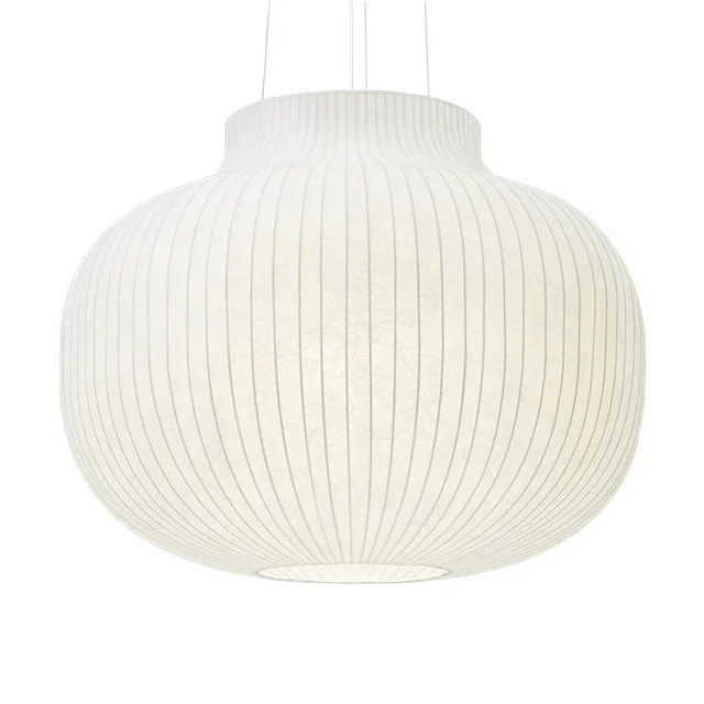 Nordic minimalist style white cloth chandelier Dinning room lights 6