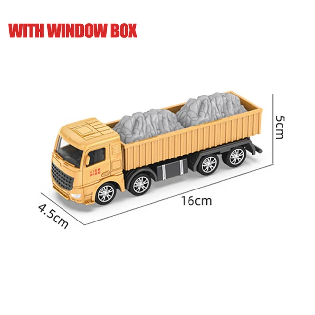 Classic Bulldozer Crane Excavator Trucks Vehicles Juguetes Carros Boy Alloy Engineering Truck Cars Toys for Kids Boys Xmas Gifts Big Truck
