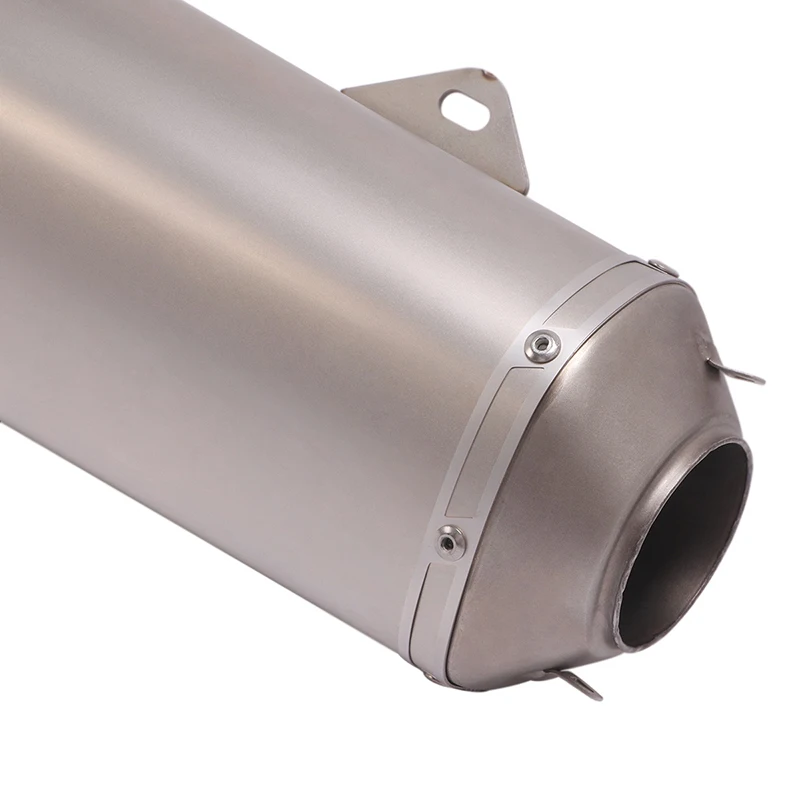 51mm Universal Motorcycle Exhaust Tail Pipe With Silencer Stainless Steel 410mm Exhaust System Modified For ATV Street Bike - Image 6